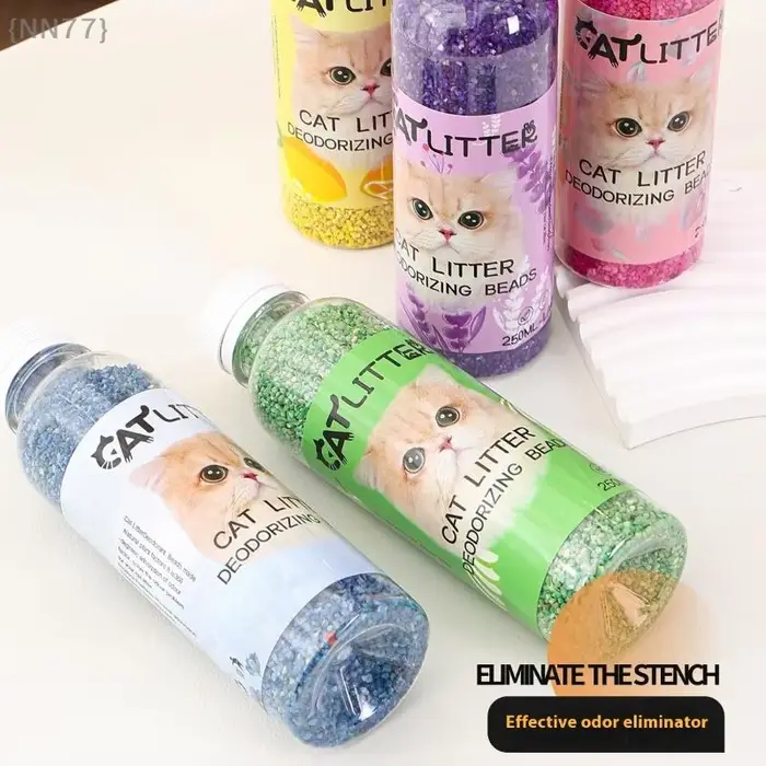 Granulés de toilette pour litière de chat