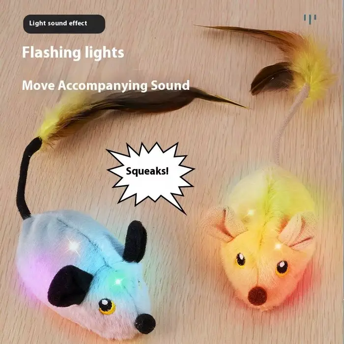 Simulation souris télécommande électrique chat jouet humain télécommande Induction jouet interactif 