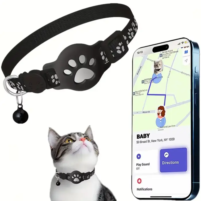 Colliers GPS intelligents pour chats, traceurs anti-perte pour chatons, traceurs étanches pour chien