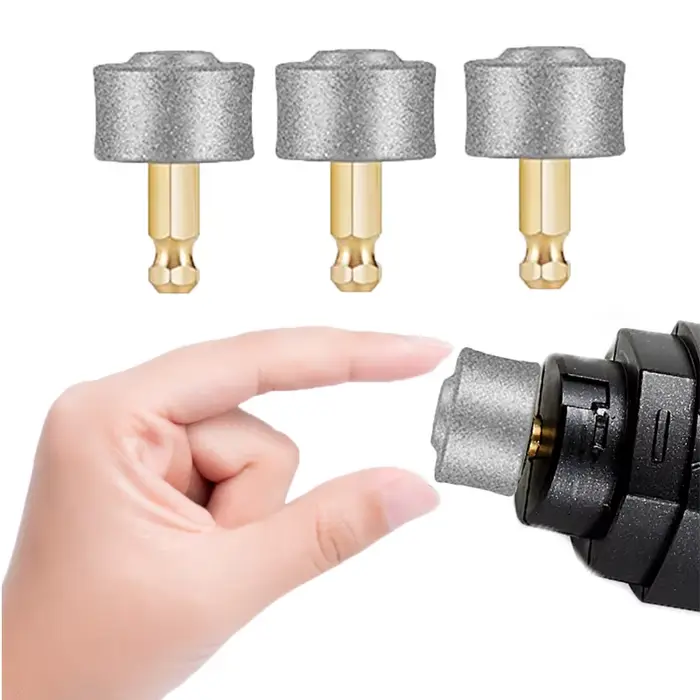 3/5 pièces chiens électrique polisseuse à ongles roue remplacement tête de meulage broyeur à ongles 