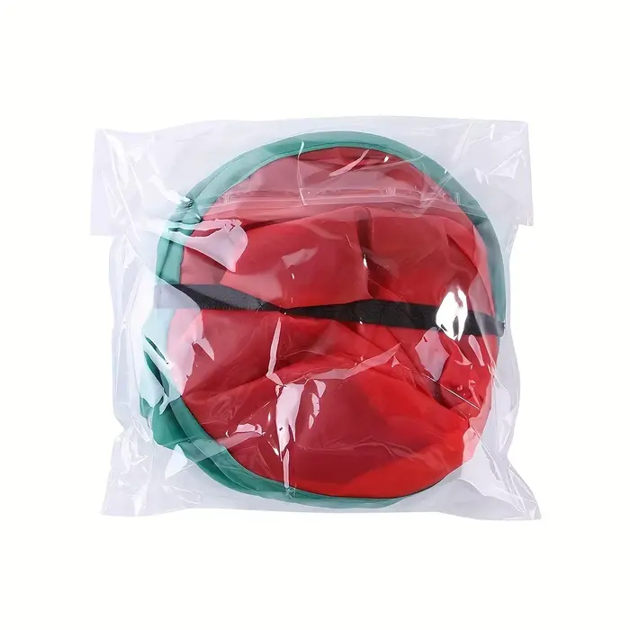 Tunnel carré pliable arc-en-ciel pour chat avec balle suspendue, abri interactif pour animaux de compagnie, maisonnette de jeu, grotte pour chat