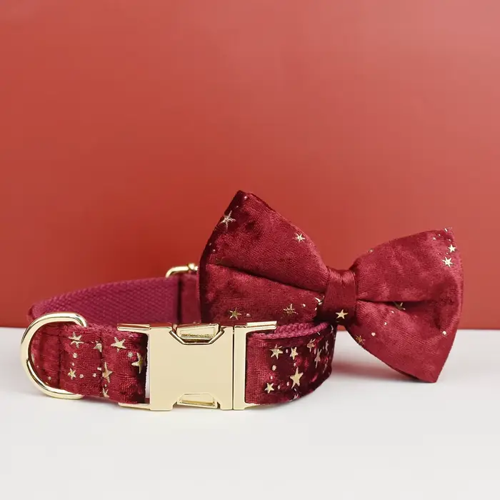 Accessoires de luxe pour animaux de compagnie, design personnalisé, logo, collier, laisse et harnais