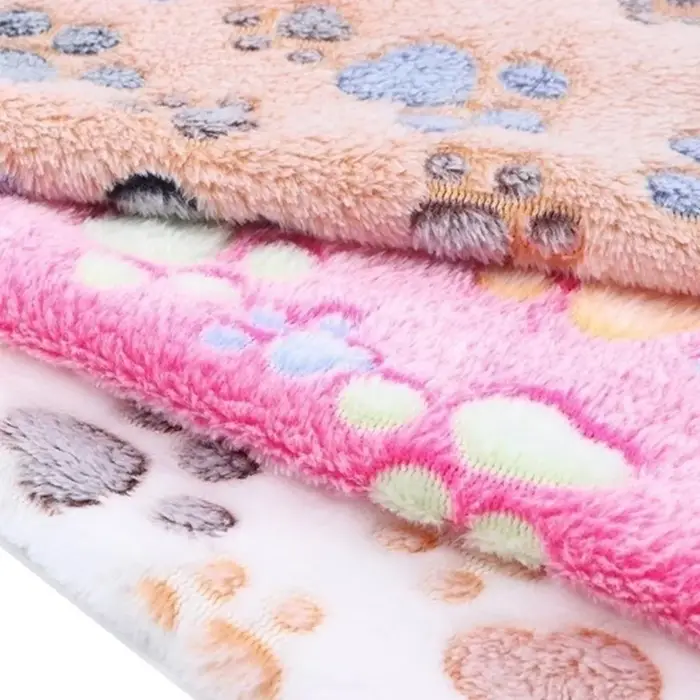 Couverture douce et moelleuse pour animaux de compagnie, tapis de dessin animé mignon, couverture ch