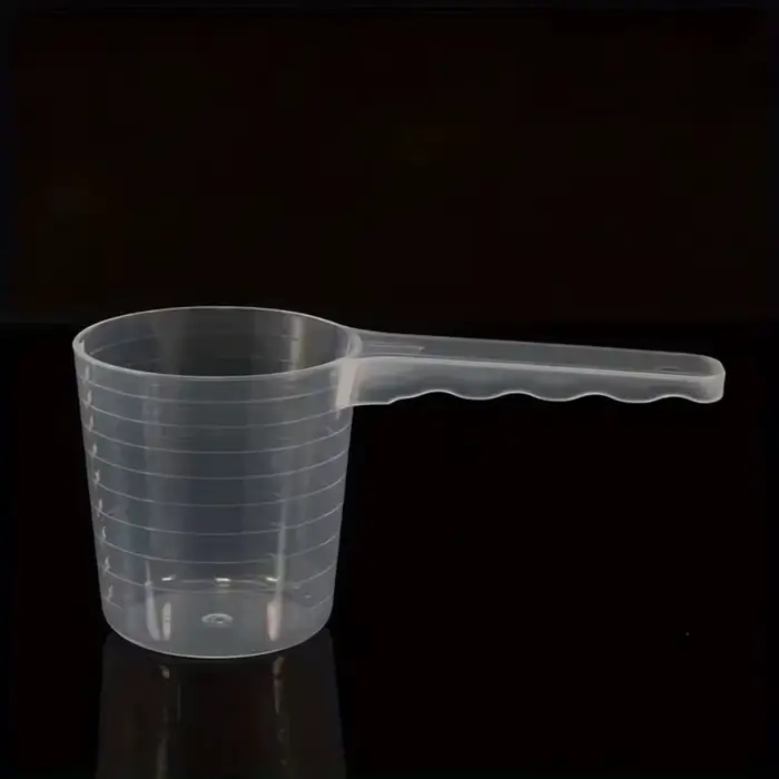 Mini cuillère à mesurer pour aliments pour animaux de compagnie, 100ml, tasses à mesurer transparent