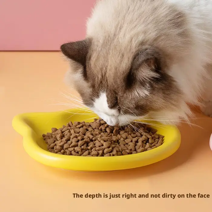 1 bol pour animaux de compagnie en forme de chat