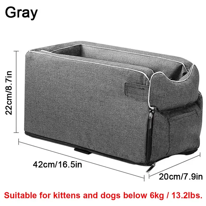 Siège de voiture Portable pour chien et chat, compagnon de voyage, sécurité, lit de voiture pour ani