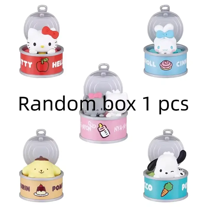 Nouveau produit en stock : Boîte surprise de nourriture en conserve pour chat Kt, design mignon de p