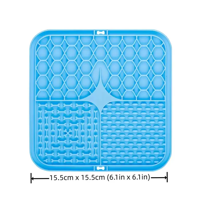 Tapis à lécher en Silicone pour chiens et chats, plaque de nourriture lente pour le bain des chiens,