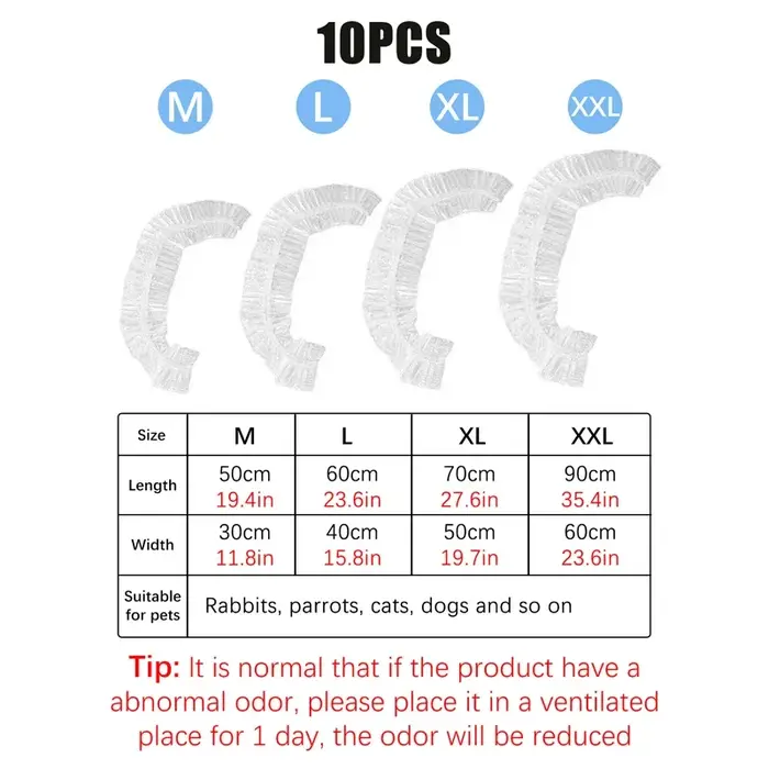 10 pièces/ensemble plateau pour animaux de compagnie jetable PE Films lapin litière tapis Cage plate
