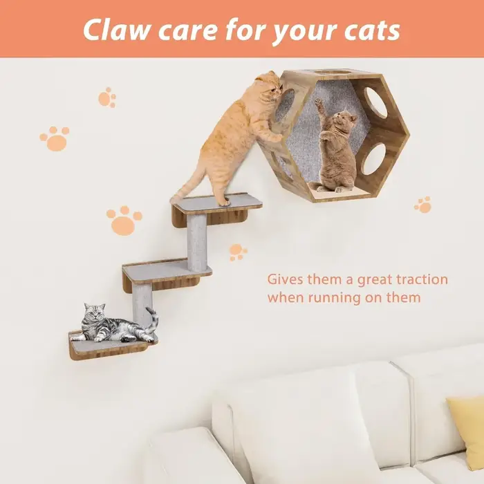 Tapis anti-rayures pour chat, auto-adhésif réglable, pour animaux de compagnie, meubles d'angle, pro