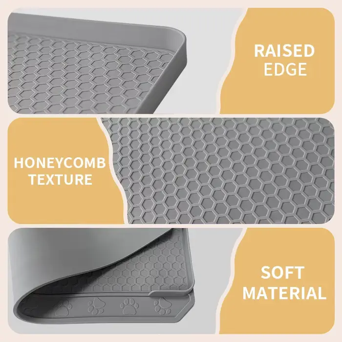 Tapis de litière en Silicone pour chat