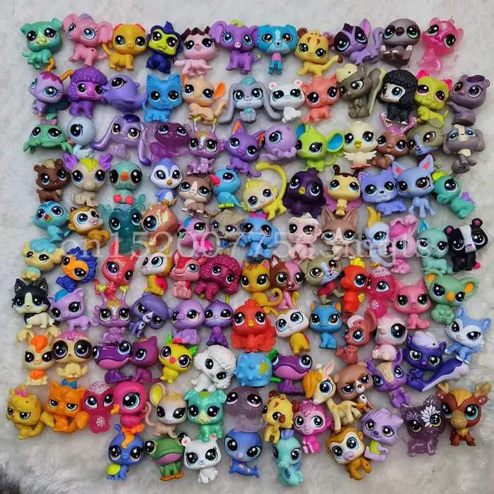 12 pièces 2-3 cm vieux jouets pour animaux de compagnie chat chiot Figure Mini poupées jouet figurines classique petit