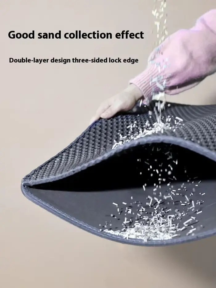 Grand tapis de litière pour chat