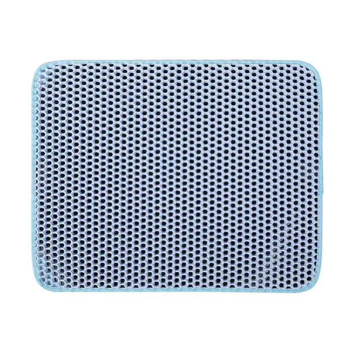 Polymères de Litière Pliable à Double Couche pour Chat, Tapis de Protection pour Animaux de Compagni