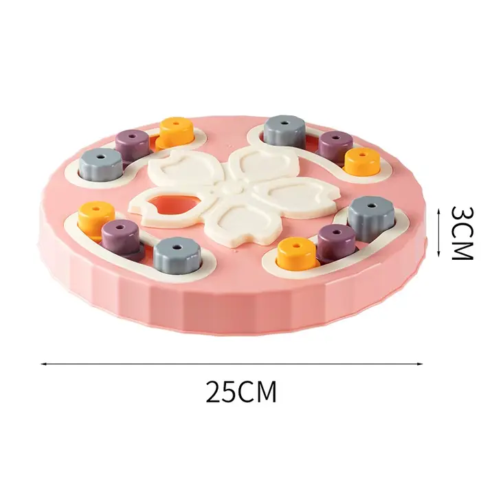 Bol antidérapant distributeur de nourriture pour animaux de compagnie, jouets de Puzzle interactifs