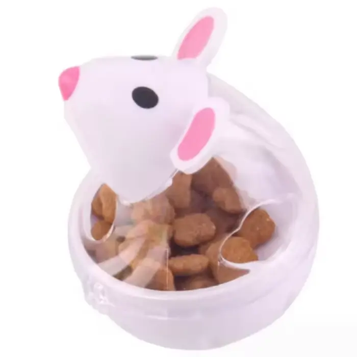 Mangeoire pour animaux de compagnie, jouet pour chat, souris, distributeur de nourriture roulante av
