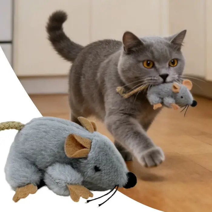 Jouet pour chat avec son intégré, compact, pour le jeu, jouets en peluche pour chat, pour usage quot