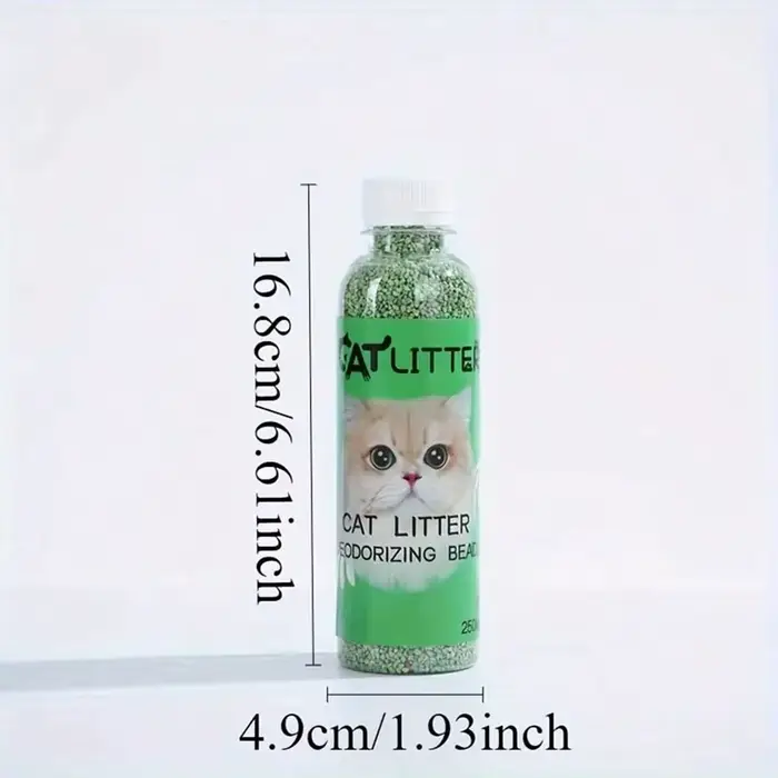 Perles désodorisantes pour litière de chat au parfum frais – Éliminateur d'odeurs naturel à base de plantes pour les environnements d'animaux propres et parfumés
