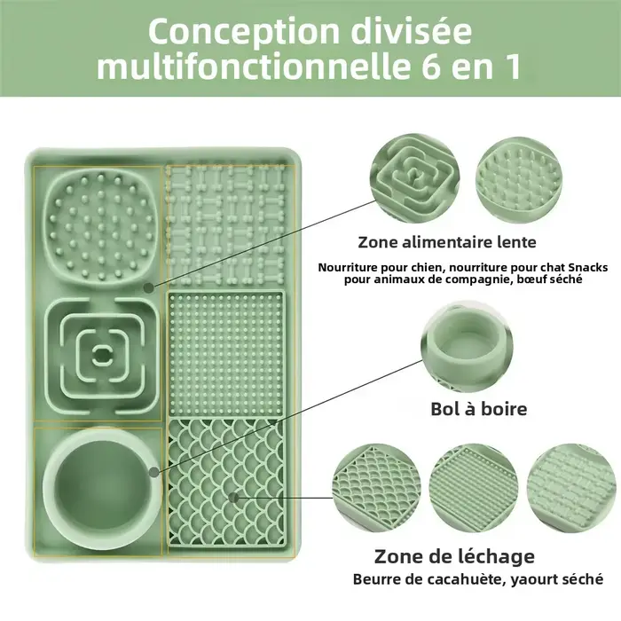 Tapis à lécher pour chiens