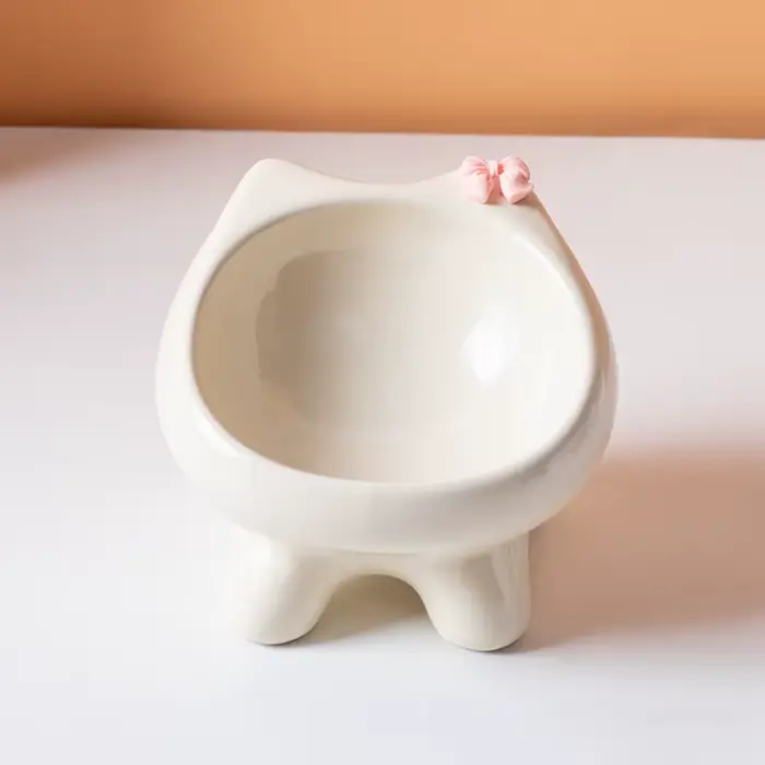 Bol à nourriture pour chat et chien en céramique, super mignon, pour riz et aliments, fournitures po