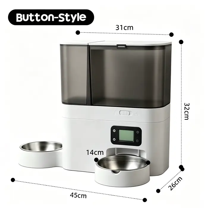 Distributeur automatique intelligent pour chats avec distributeur d'eau intégré, station d'alimentat