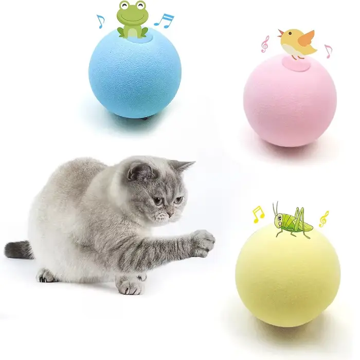 Balle de jeu d'intérieur pour chats et chiens