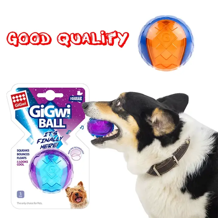 Jouets à mâcher grinçants pour animaux de compagnie, son pur, caoutchouc naturel non coupé, jeu en p