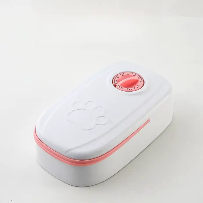 Mangeoire automatique pour animaux de compagnie, bols dansde quantification chronométrée, support se