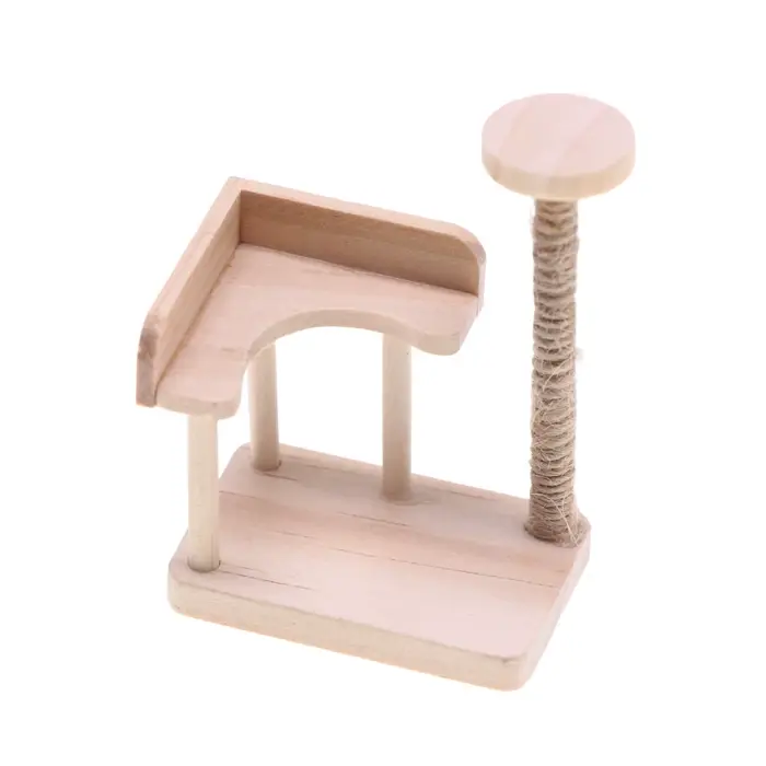 Cadre d'escalade l'inventaire en bois pour chat, maison de courses, arbre à chat réversible, mini ré