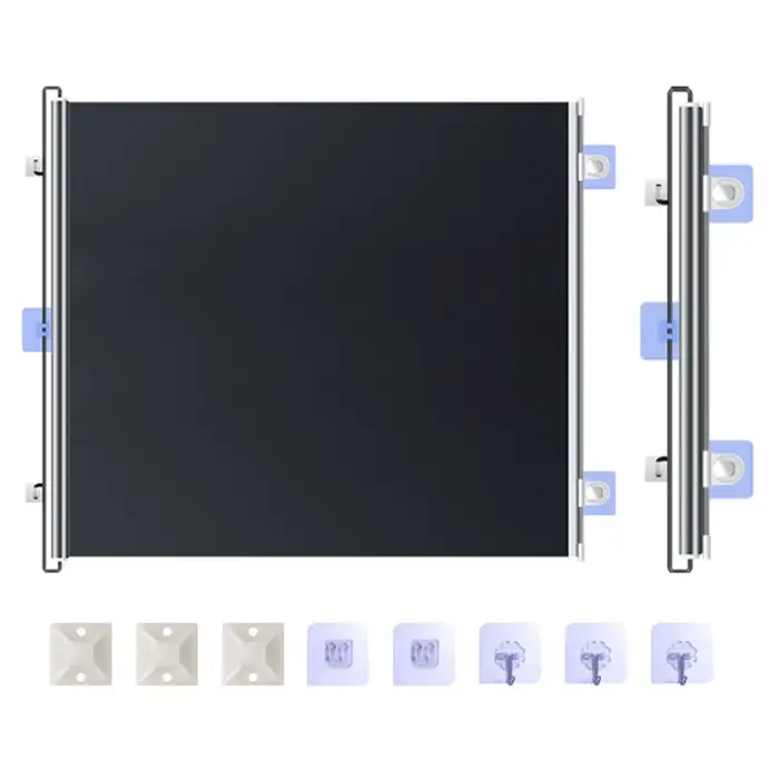 Porte rétractable automatique multifonctionnelle pour animaux de compagnie, Anti-usure, élastique, b