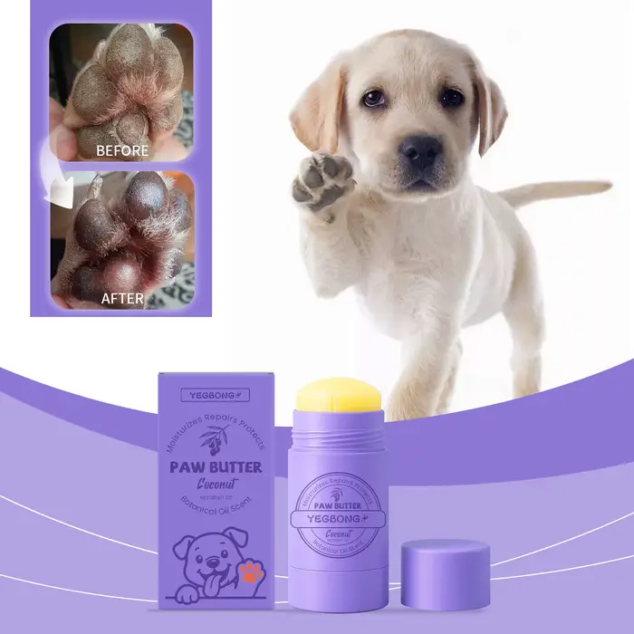 Crème de Soin des Pattes pour Animaux – Hydratation Intense, Réparation des Pattes Sèches et Fissuré
