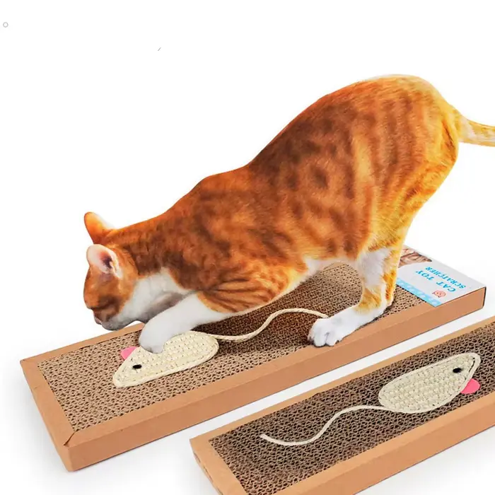 Planche à gratter pour chat de compagnie-grattoir pour tapis en carton