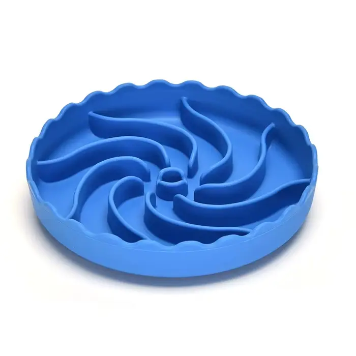 Bol de nourriture lente pour chien, bol d'alimentation en Silicone de qualité alimentaire pour anima