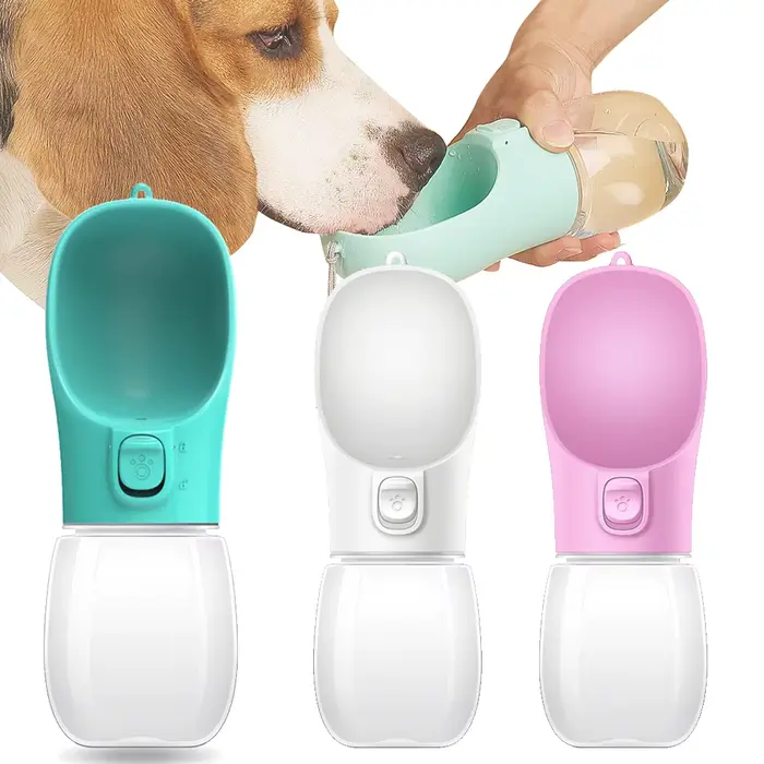 Bouteille d'eau Portable pour chien, pour petits et grands chiens, chat, extérieur, étanche, bols à 