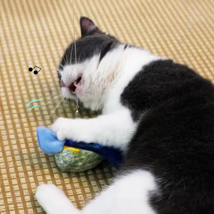 Baguette en Forme d'Oiseau pour Chat