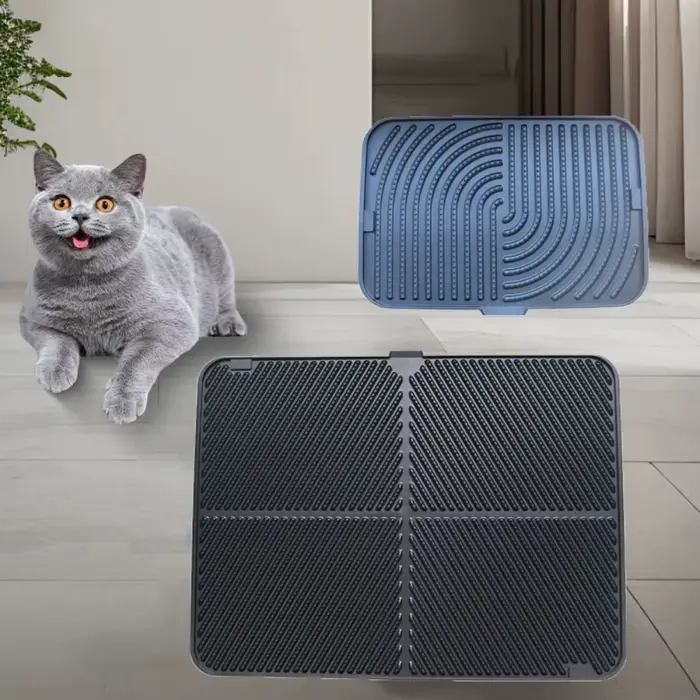 Tapis de litière en Silicone pour chat