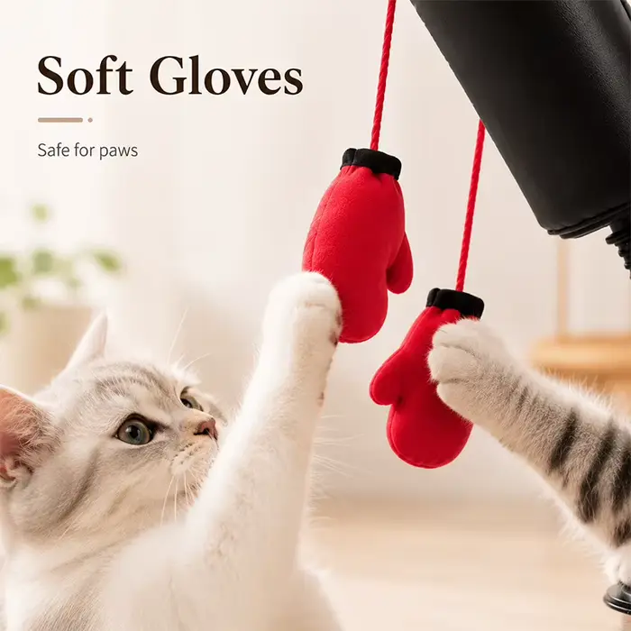 Jouet de boxe pour chat