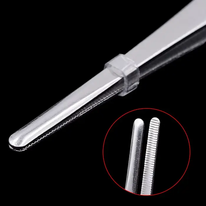 Pincettes chirurgicales vétérinaires en acier inoxydable, pincettes droites résistantes à la chaleur