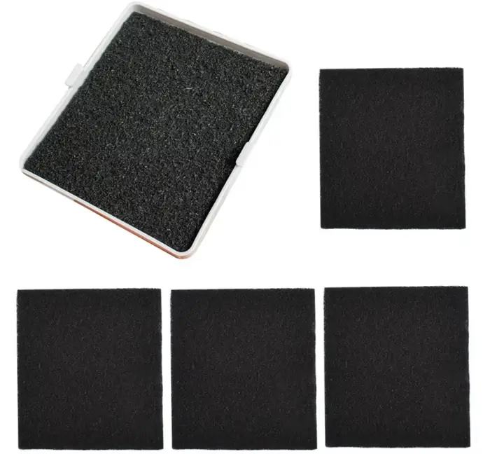Filtre à litière pour chat domestique 4/6/8 pièces, tampon désodorisant au charbon actif, pack de ch