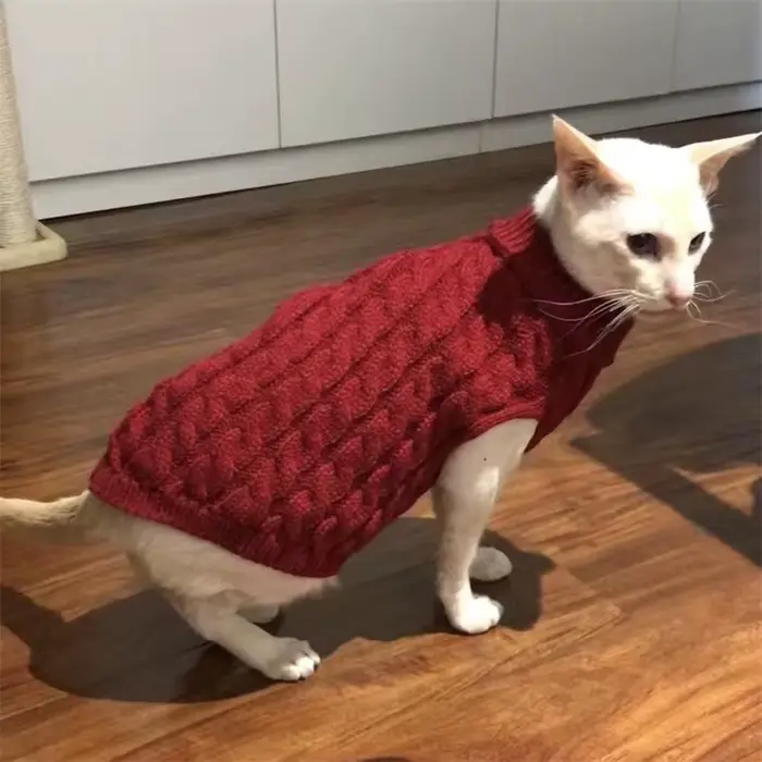 Chat chiot chandails automne hiver animal tricoté pull pull pour petits chiens chats chaton pulls Sp