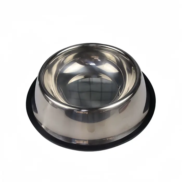 Bol en acier inoxydable pour chien et chat, bol d'alimentation pour animaux de compagnie, bol à boir