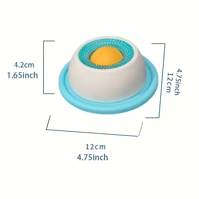 1 pièce - Assiette ludique pour lécher pour animaux de compagnie |   Aliment humide au yaourt pour l