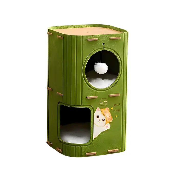 Nid de chat multicouche, cadre d'escalade pour chat, sécurité fermée intégrée, nid de couchage pour 