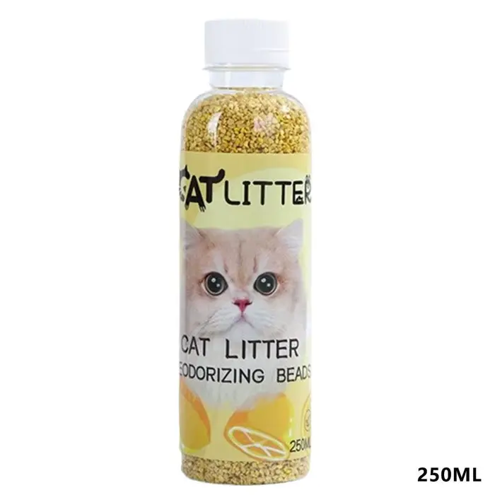Litière pour chat perles désodorisantes perles anti-odeur agent éliminant les odeurs granulés bac à