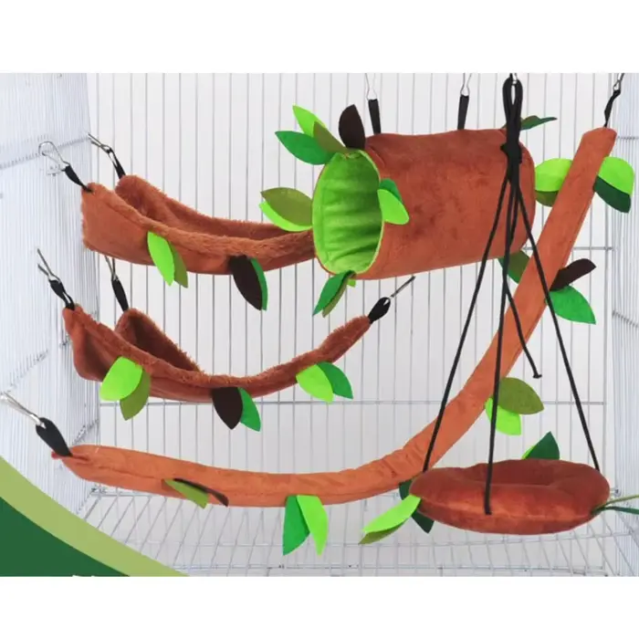 1 pièces mignon petite Cage pour animaux de compagnie planeur de sucre Hamster écureuil balançoire l