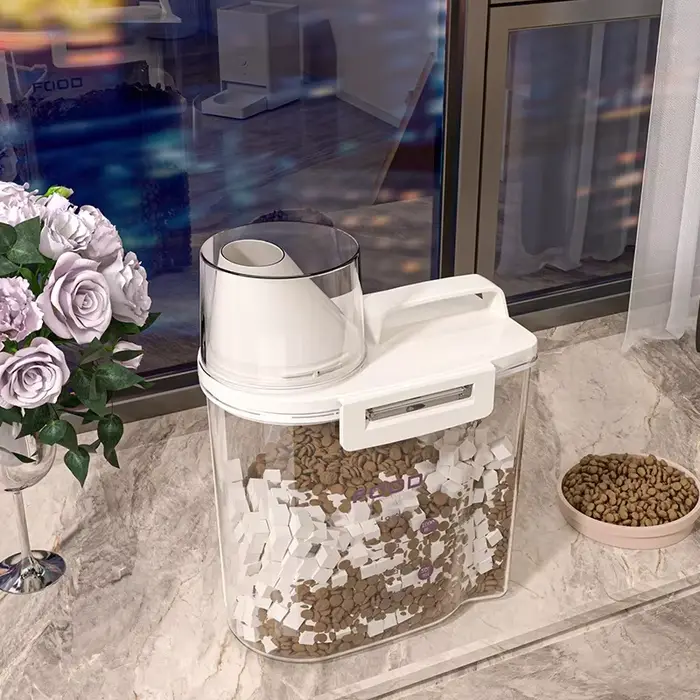 Boîte de rangement scellée pour aliments pour animaux de compagnie, conservation sous vide, précieus