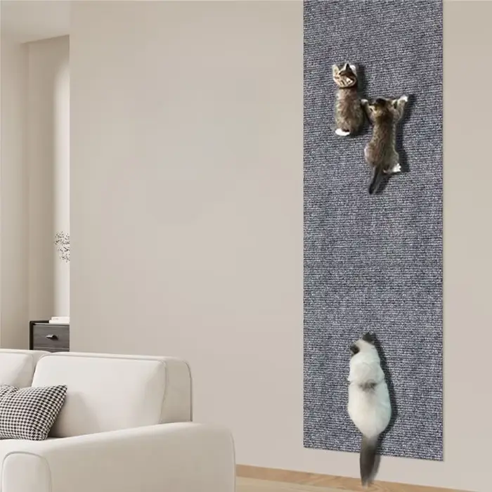 Poste à gratter pour canapé, ruban auto-adhésif, grattoirs pour tapis pour chats, aiguiseur de griffes, accessoires, grattoir pour animaux de compagnie