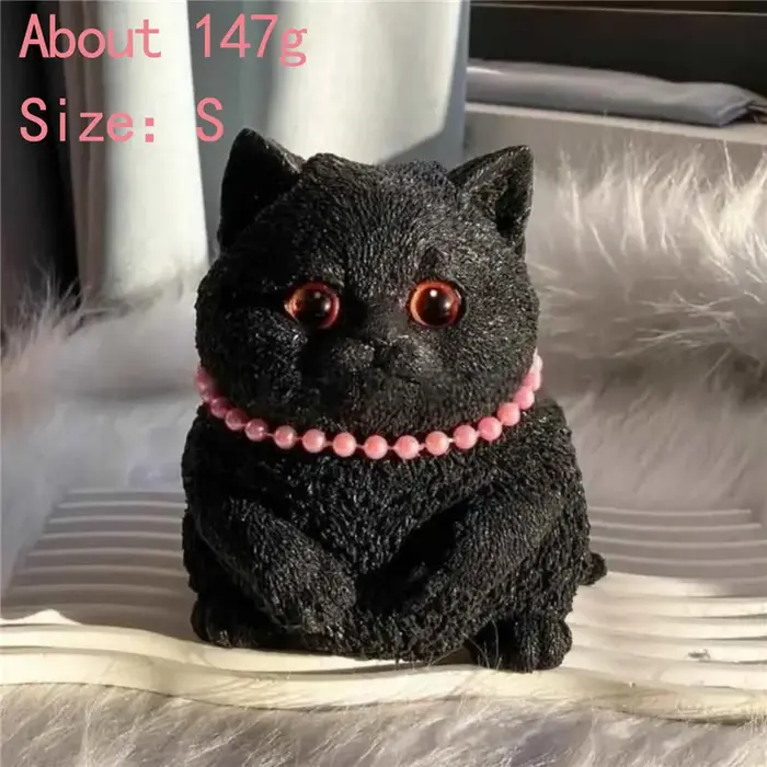 Jouet Squishy Kawaii Chat Animal Non Toxique Doux à Remontée Lente, Jouet Sensoriel Anti-Stress Calm