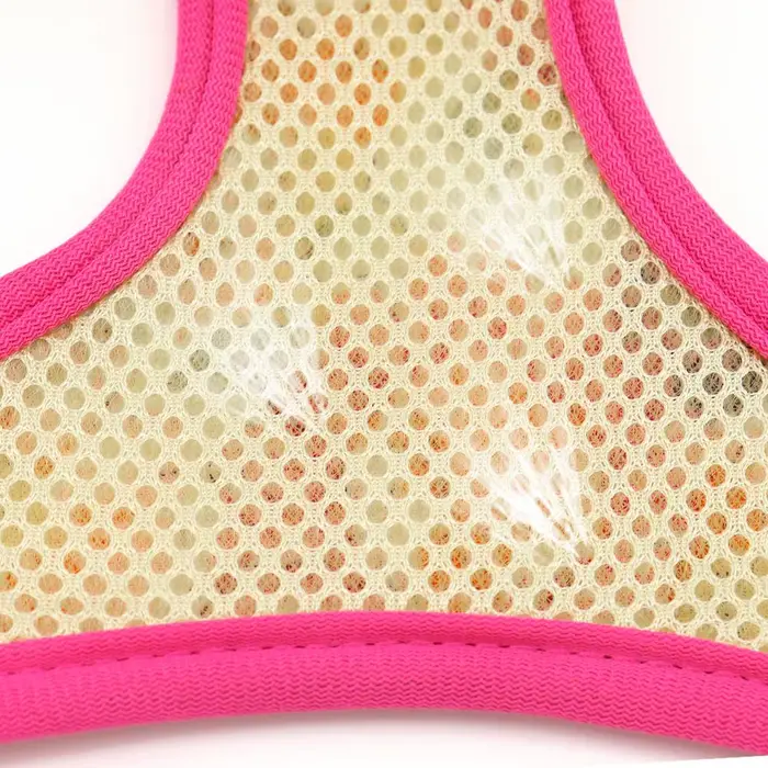 Harnais en maille et Nylon pour chien, ensemble de laisse en plomb, gilet réfléchissant pour chiens,