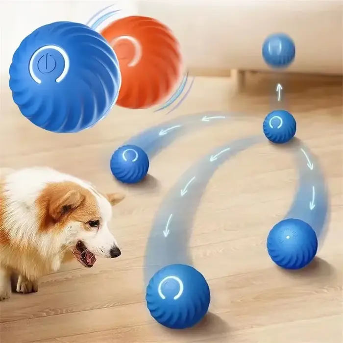 Jouets pour chats sautant rotatif chat boule mobile automatique